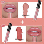 LumiLuxe - Gloss à Lèvres Imperméable 12 Teintes Métalliques