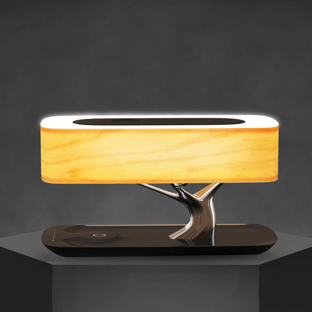 GlowNest - Organisez votre espace avec la lumière, la musique et la recharge sans fil