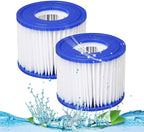Cartouche de Filtre pour Bain à Remous et Spa | Filtration Haute Efficacité | Lot de 6 Remplacements | Maintient l'Eau Propre