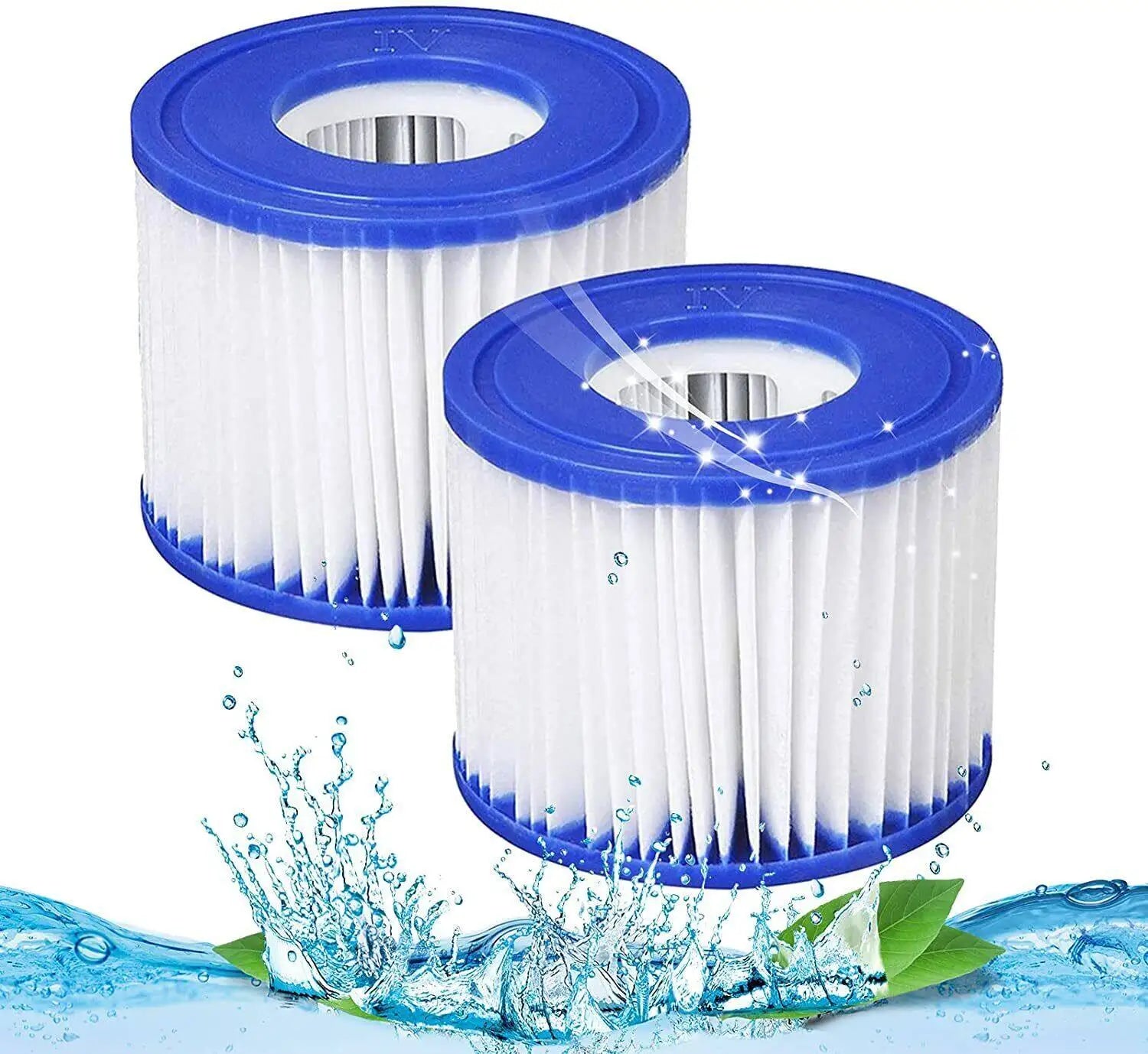 Cartouche de Filtre pour Bain à Remous et Spa | Filtration Haute Efficacité | Lot de 6 Remplacements | Maintient l'Eau Propre
