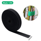 Attaches pour Plantes de Jardin | Nylon Auto-agrippant | Lot de 3 | Support Doux pour Plantes