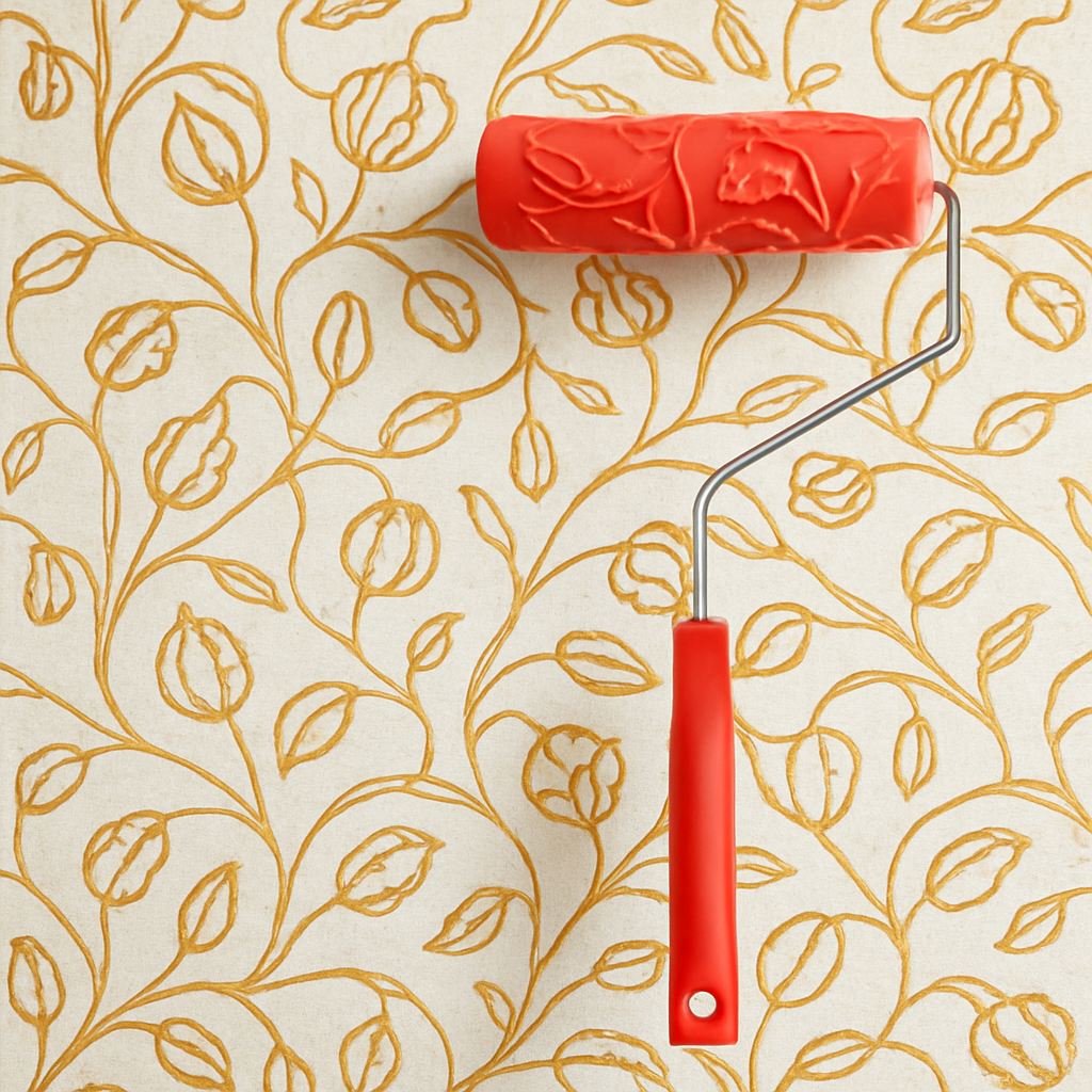 Rollique™ - Rouleau à Peindre Texturé pour Motifs Décoratifs