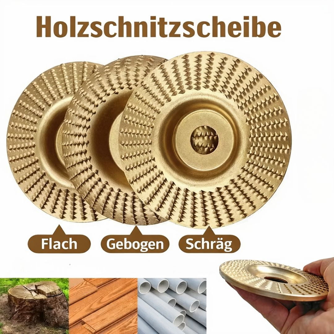 WoodMaster™ - Disque Sculpture Bois Carbure de Tungstène