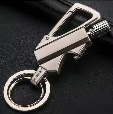 IgniteKey™ - Porte-Clés Briquet Décapsuleur Multifonction Compact