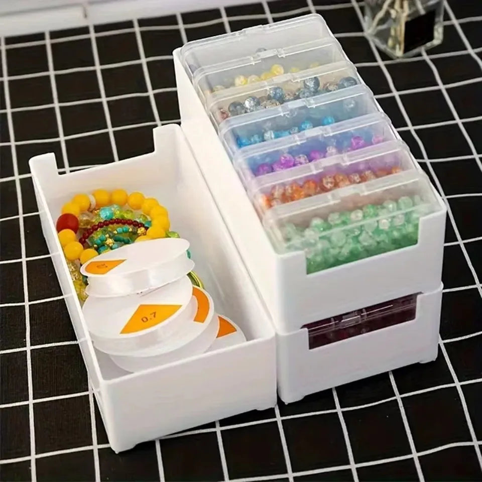 Boîte d'Organisation de Câbles | Rangement Multi-Compartiments pour Câbles de Charge et Bijoux | Idéal pour le Voyage