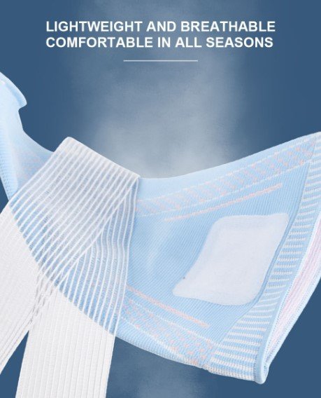 Housse Genouillère Sport Tissu 3D Soutien Actif Respirant