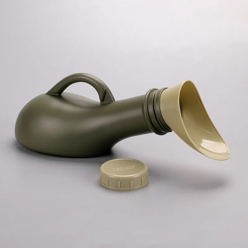 Bouteille à Urine Portable pour Voyage | Couvercle et Entonnoir Anti-Fuite | Capacité 1000 ml | Poignée Ergonomique