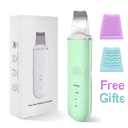 Brosse Ultrasonique pour Visage | Nettoyage Profond & Absorption du Sérum | Rechargeable par USB | 2 Têtes en Silicone