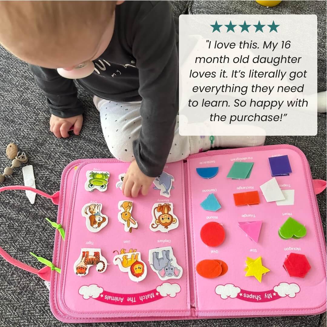 TodyJoy - Tableau d'Activités Montessori pour Tout-Petits