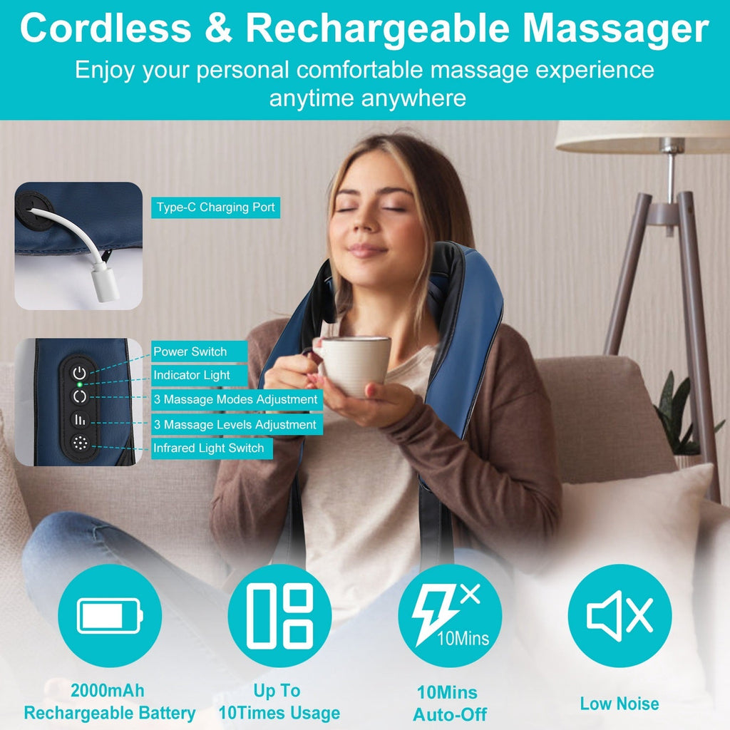 RelaxEase - Soulagement rapide des douleurs au cou et aux épaules à tout moment