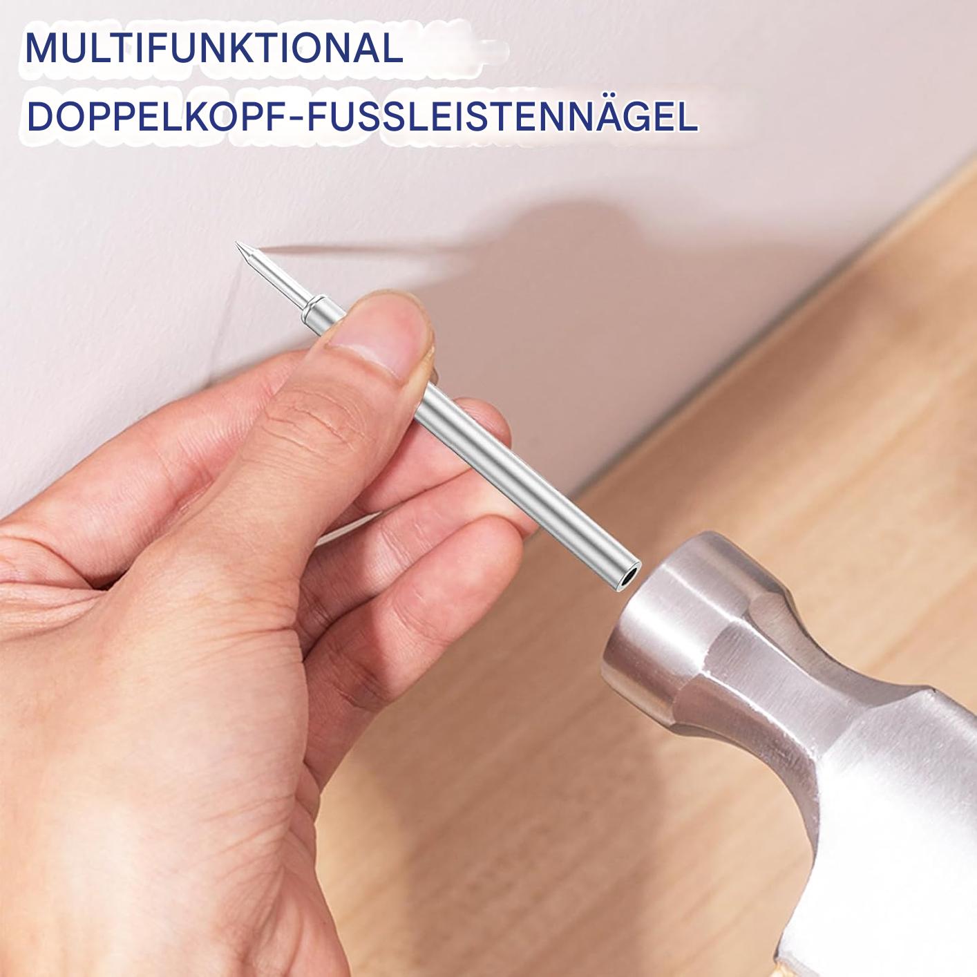 Double Head Base Pin™ - Clous Double Tête Galvanisés pour Plinthes
