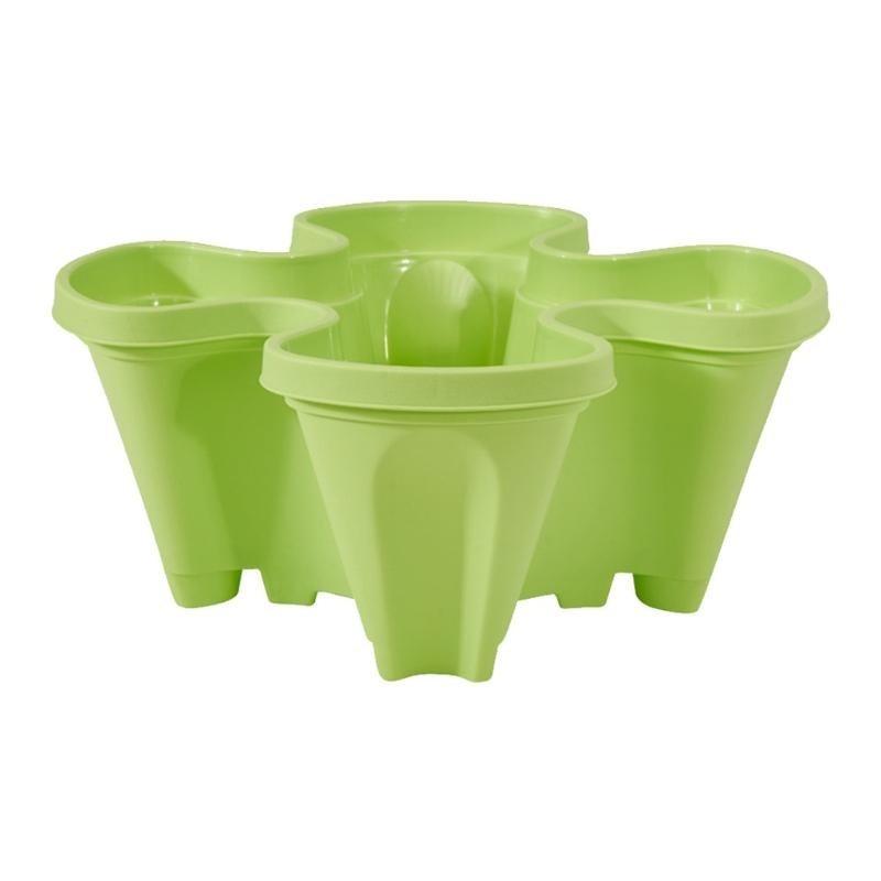 Tour de Plantes Verticale | Design Empilable à 4 Niveaux | Irrigation Intégrée | Gain de Place