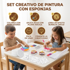 BubbleCraft - Kit de Peinture Artistique à Bulles pour Enfants