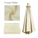 Toile de parasol de remplacement | Design ventilé et imperméable | Polyester