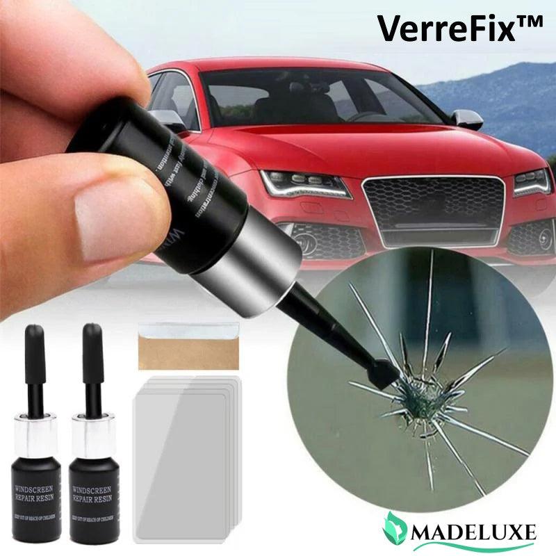 VerreFix™ - Kit Réparation Nano Fissures et Rayures Verre Voiture