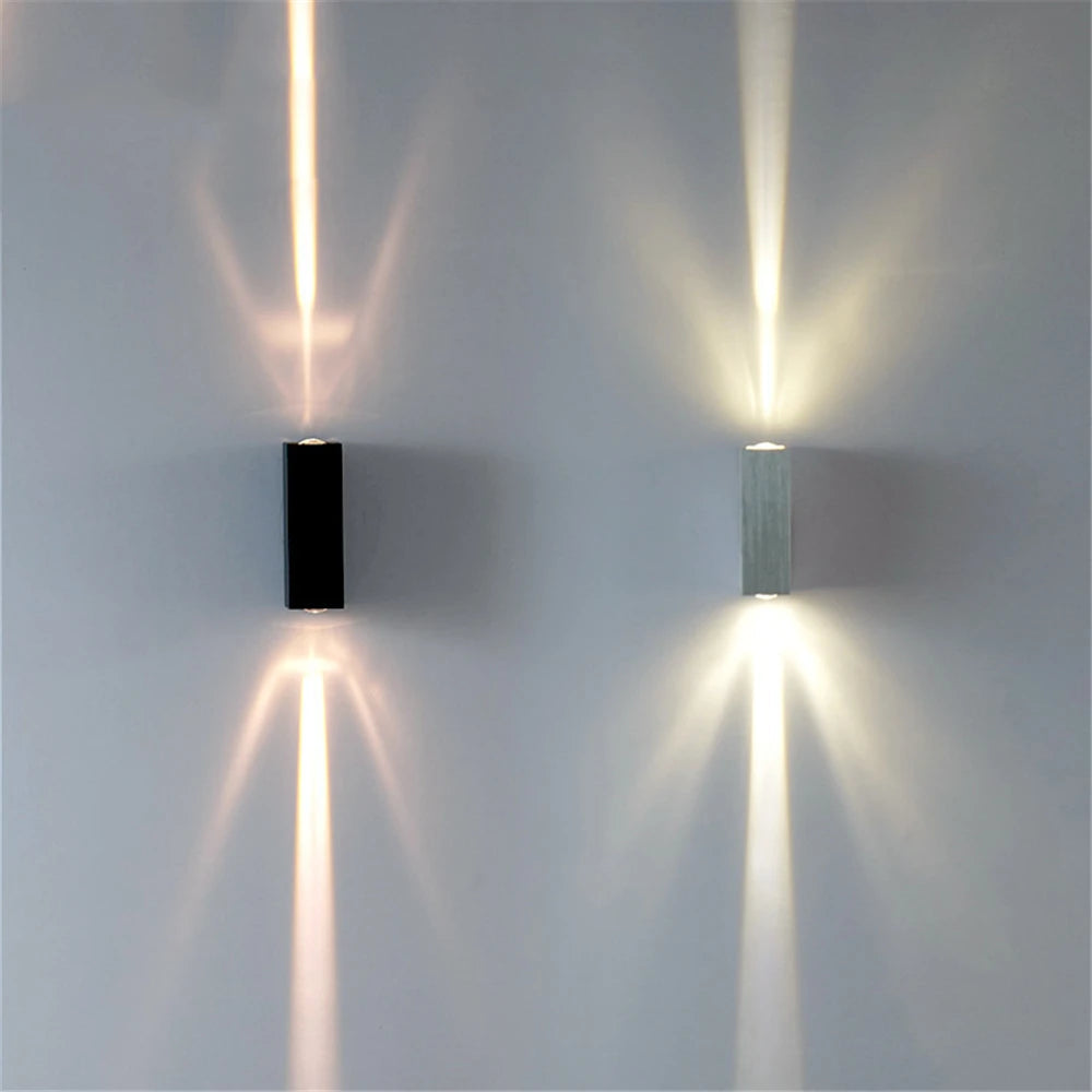 Applique murale LED extérieure | Lumière d'accent LED COB | Boîtier en aluminium | Résistante aux intempéries