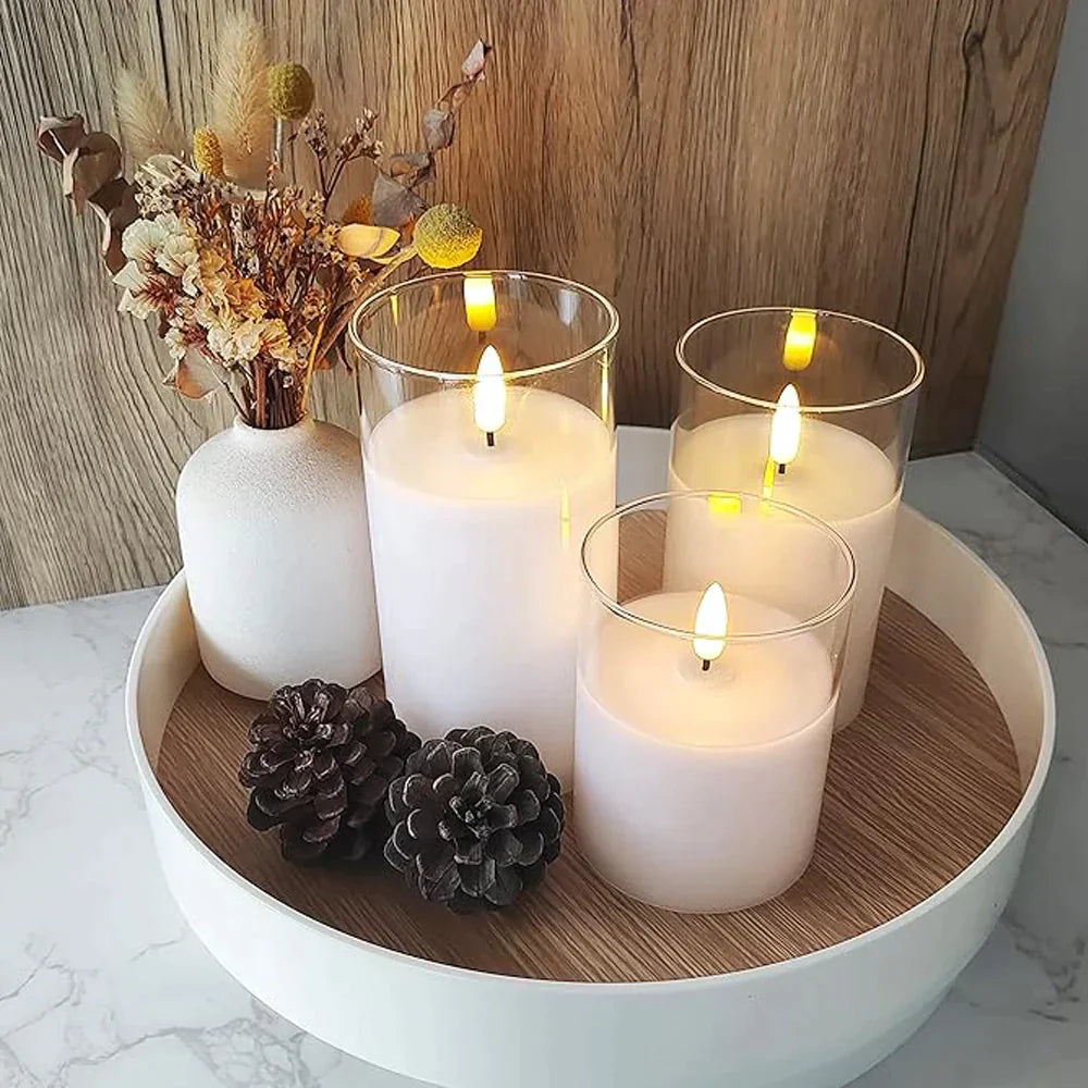 LumiCandle™ - Bougies LED Sans Flamme Télécommandées Réalistes