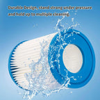 Cartouche de Filtre pour Spa et Piscine | Haute Circulation avec Blocage de Saleté | Compatible Type II | Longue Durée de Vie