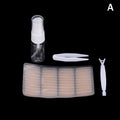 Bande Adhésive pour Double Paupière | Adhésif Activé par l'Eau | Fibrille en Dentelle 10 Feuilles | Aspect Naturel