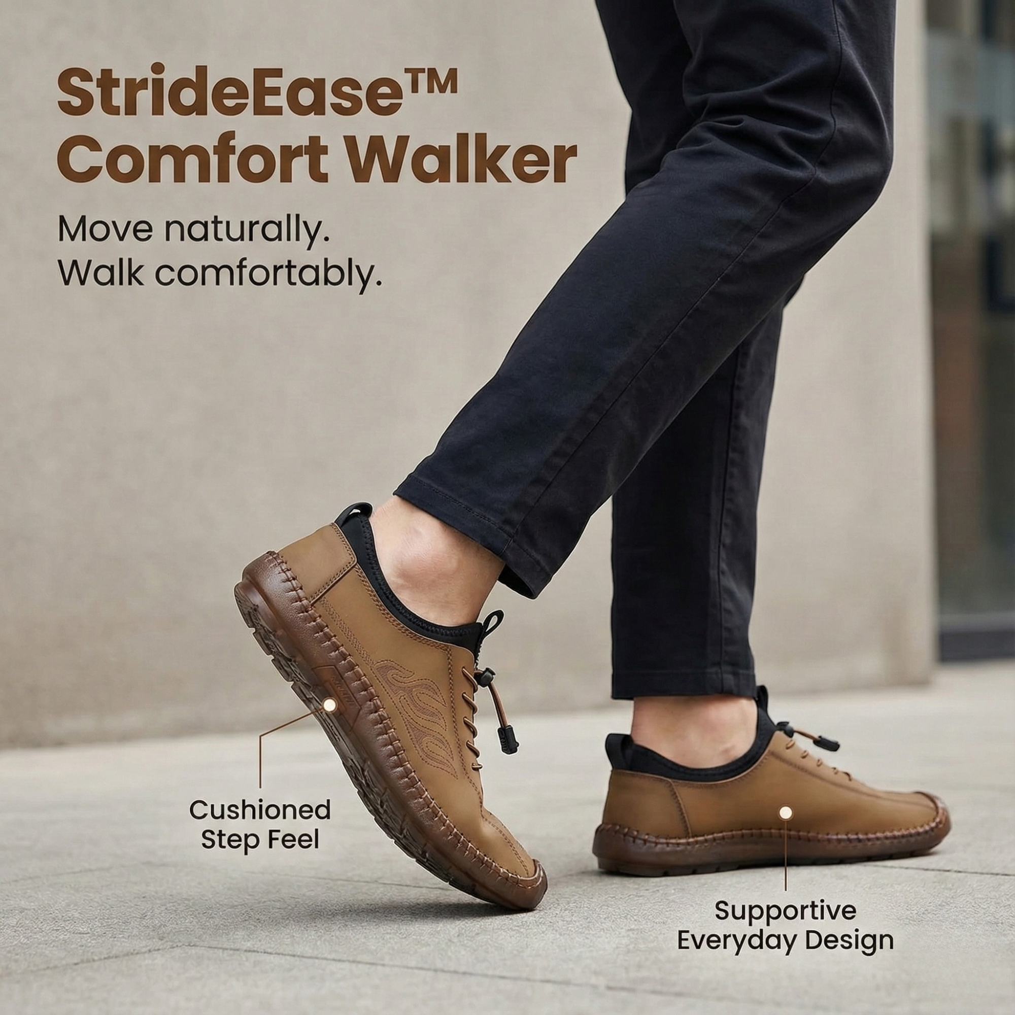 StrideEase™ - Chaussures Orthopédiques Confort Soutien Oignons