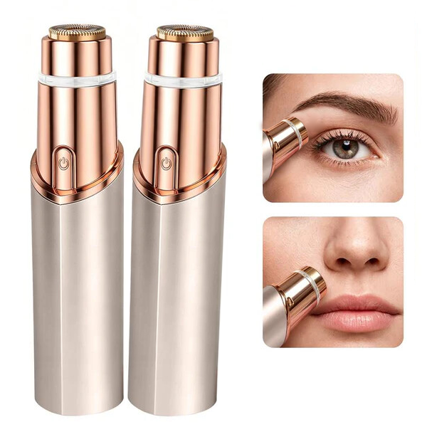Main tenant l'épilateur visage Lumévia compact et portable