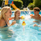Thermomètre de Piscine Flottant | Affichage à Double Échelle | Design Canard Mignon | Intérieur/Extérieur