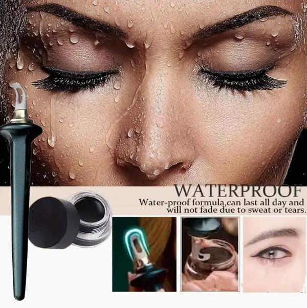 LashLine™ - Outil Eyeliner Applicateur Incurvé Longue Tenue