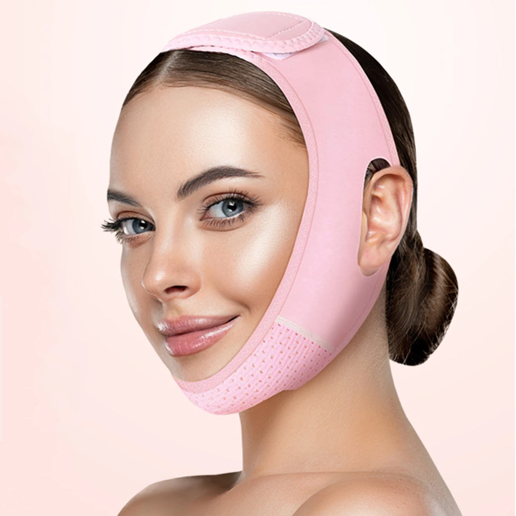 Sangle Amincissante pour le Visage | Levée en V | Réglable et Réutilisable | Soutien Raffermissant