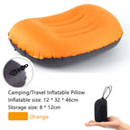 Coussin de Plein Air Gonflable | Soutien Ergonomique pour le Cou | Housse en Polyester Légère