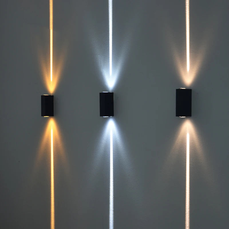 Applique murale LED extérieure | Lumière d'accent LED COB | Boîtier en aluminium | Résistante aux intempéries