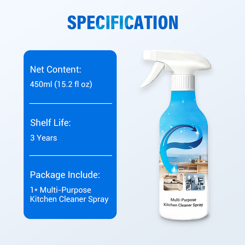 CleanMist™ - Spray Nettoyant Dégraissant Multi-Surfaces Cuisine