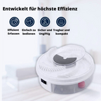 Piège à insectes domestique | Design rotatif silencieux | 5 stations d’appât | Sans produits chimiques