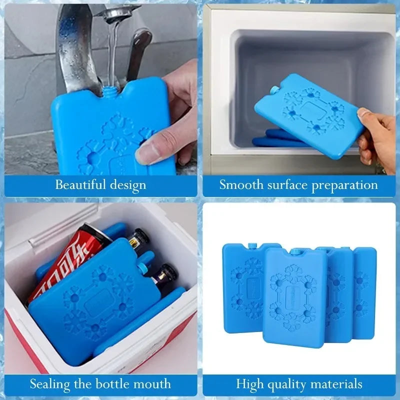 Glacière Lunchbox | Ultra-mince Refroidissement Rapide | Remplie d'Eau | Stockage Alimentaire Frais