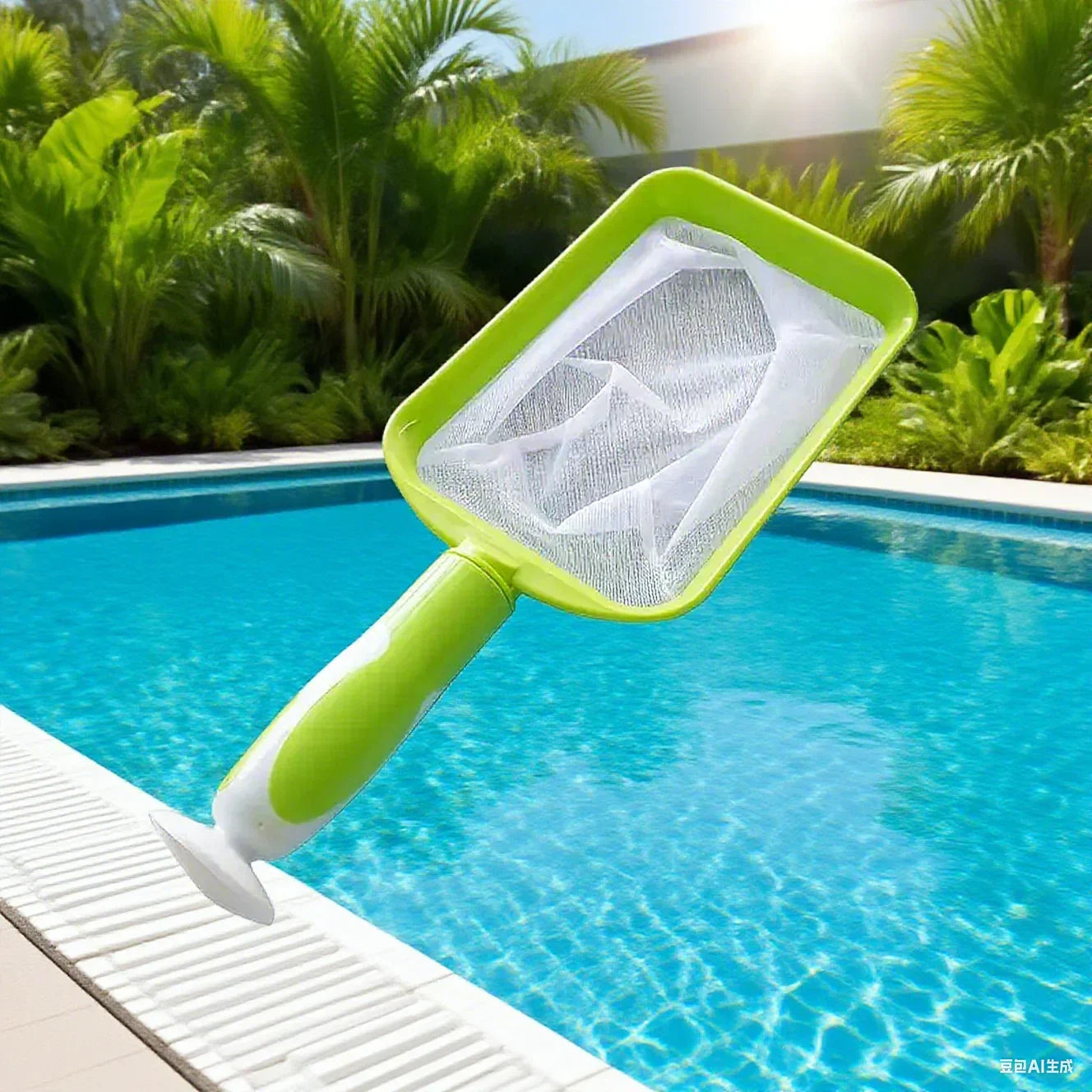 Épuisette de piscine Aqualisse à maille fine pour ramasser les débris de surface