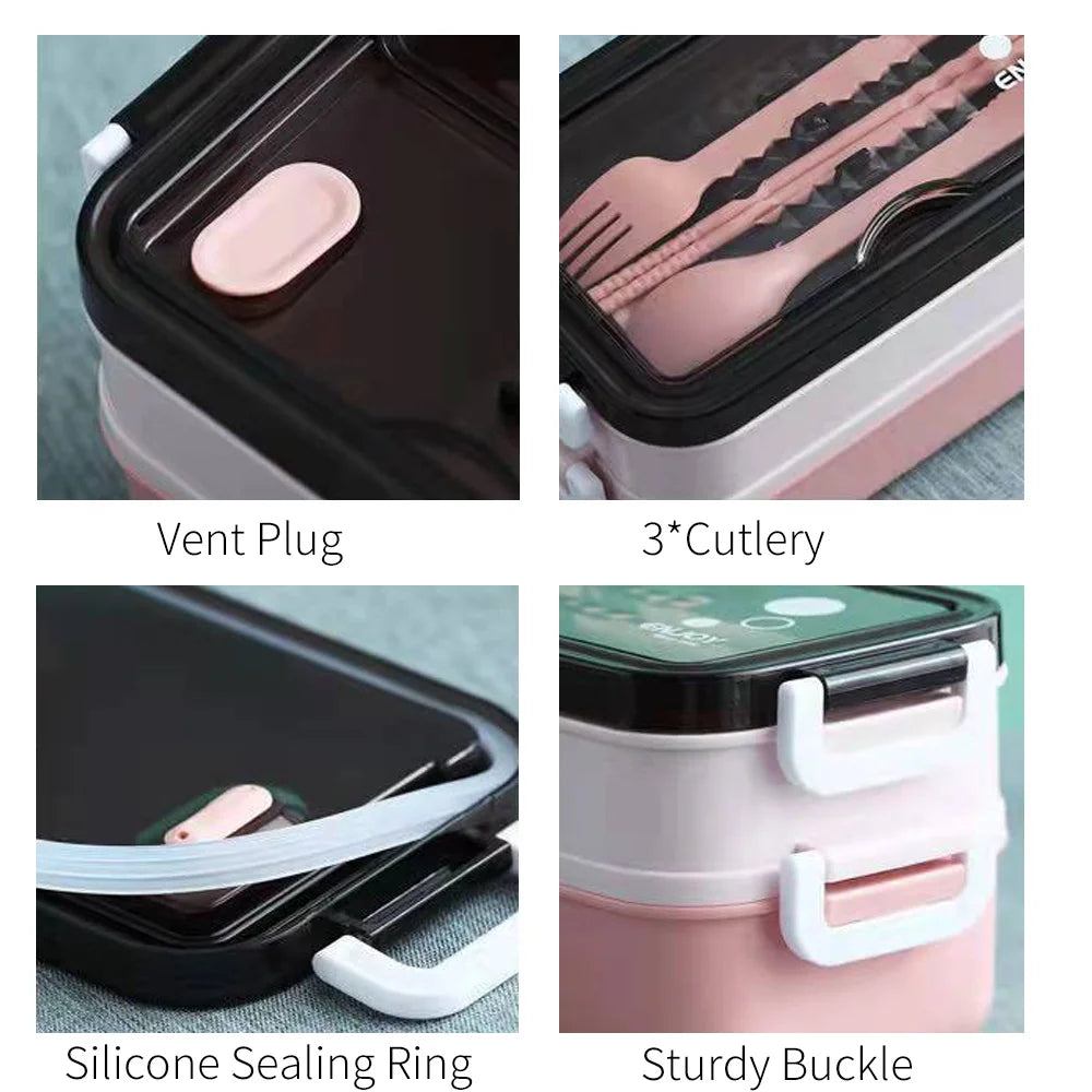 Boîte déjeuner compacte Prandio pour transporter un repas complet