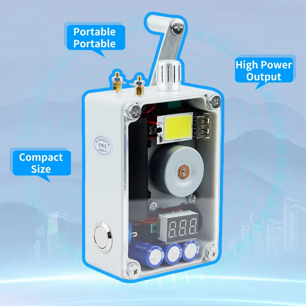 Lampe de secours à dynamo PowerPulse – Charge USB