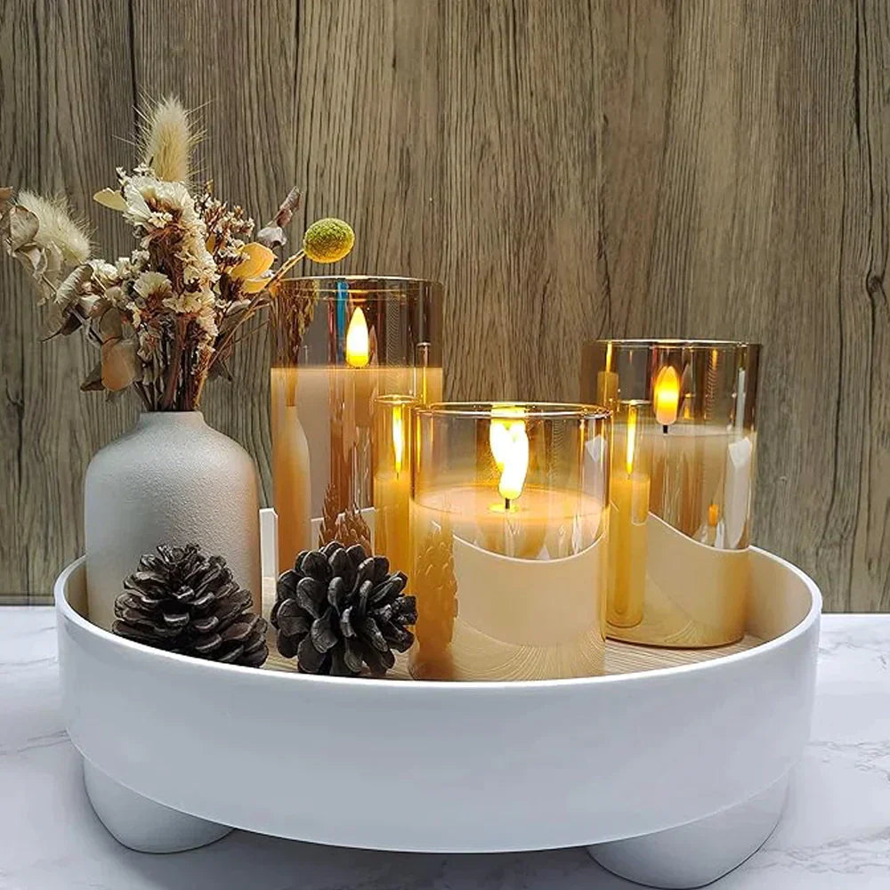 LumiCandle™ - Bougies LED Sans Flamme Télécommandées Réalistes