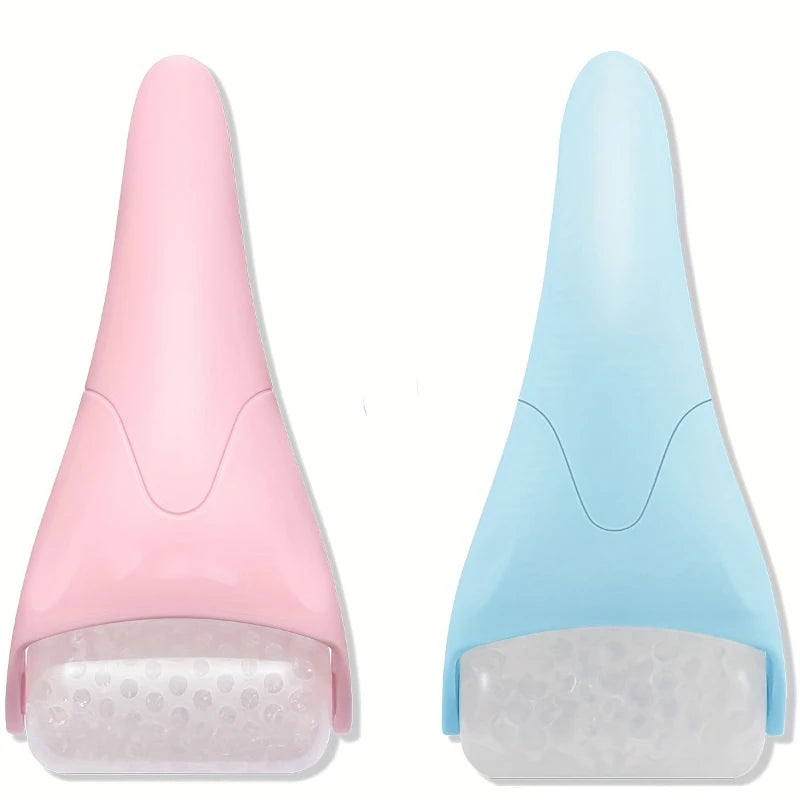 Rouleau de glace pour le visage | Masseuse portative rafraîchissante | Pour visage et yeux | Spa à domicile