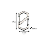 Mousqueton en S | Acier Inoxydable Verrouillable | Compact et Léger
