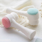 Brosse de Nettoyage Visage | Exfoliation Double-Face | Poils en Silicone | Élimination des Points Noirs