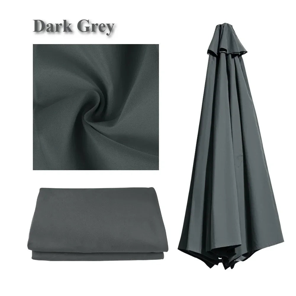 Toile de parasol de remplacement | Design ventilé et imperméable | Polyester
