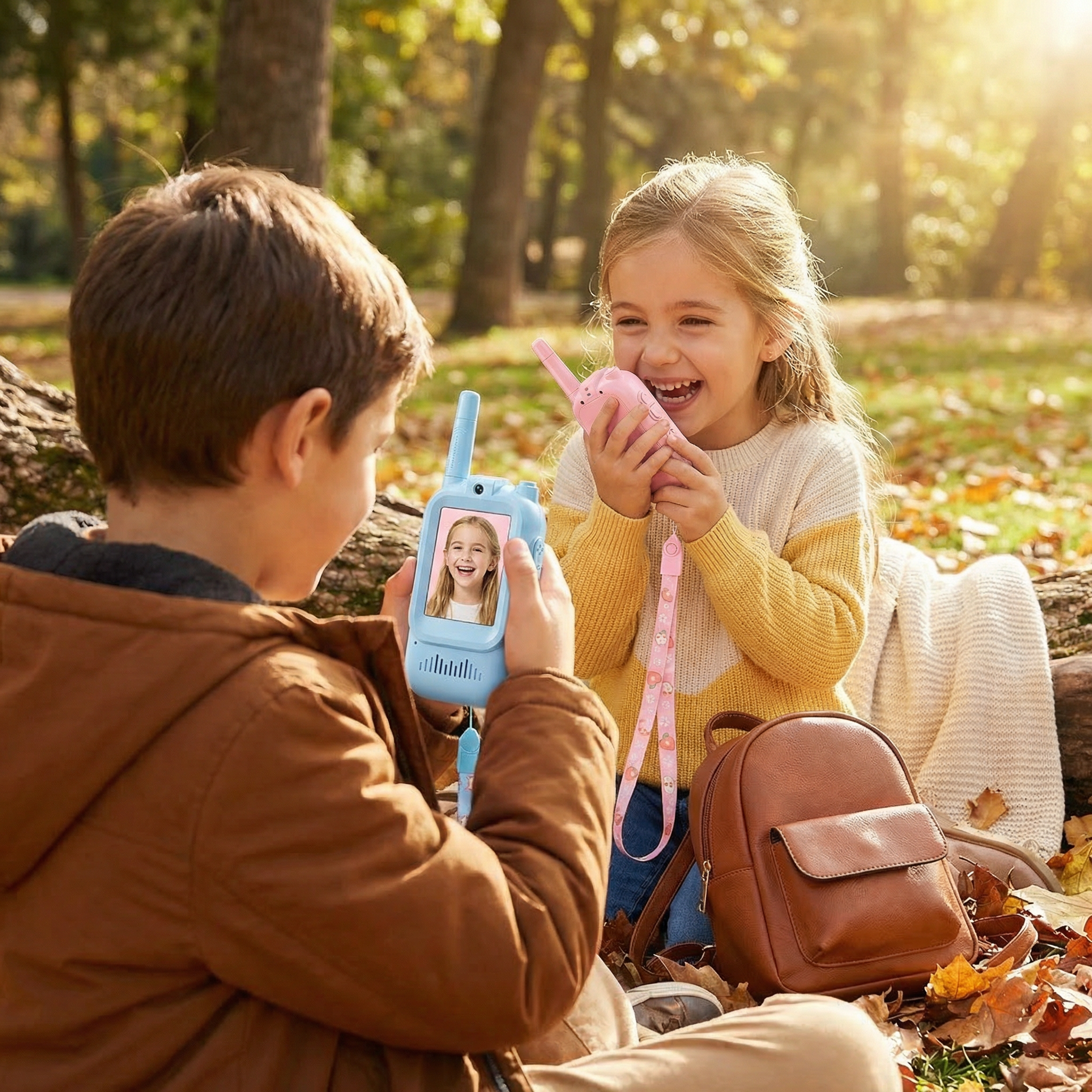 PlayPixie - Talkies-Walkies Enfants avec Caméra Intégrée