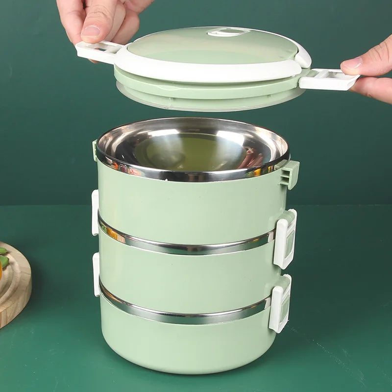 Détail des compartiments de la boîte repas Novalyx pour séparer les aliments