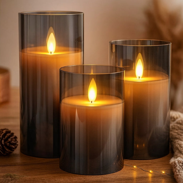 LumiCandle™ - Bougies LED Sans Flamme Télécommandées Réalistes
