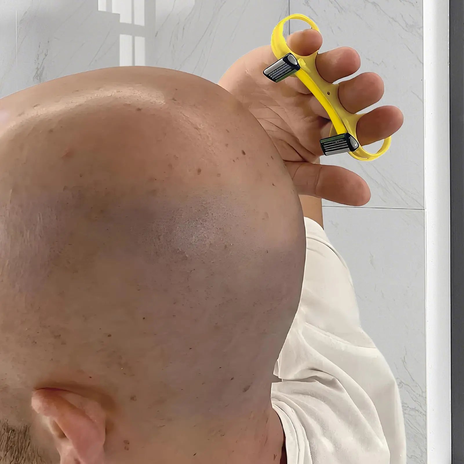BladeMaster™ - Rasoir Double Lame Tête et Corps Humide et Sec