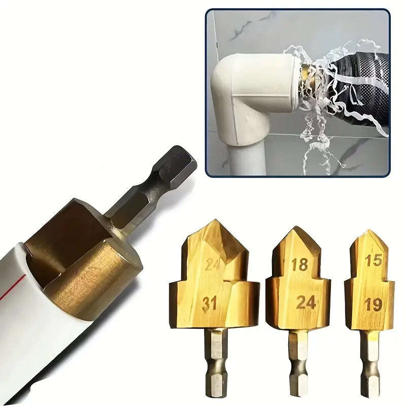 MaxHole™ - Mèche Ébavureuse Acier pour Tuyaux Plomberie