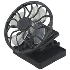 Ventilateur portable à clip solaire | Mini solaire | Clip de casquette mains libres | Extérieur et voyage