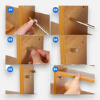 SteadyPin™ - Supports Autoperceurs Stabilisateurs Étagères Cliquet