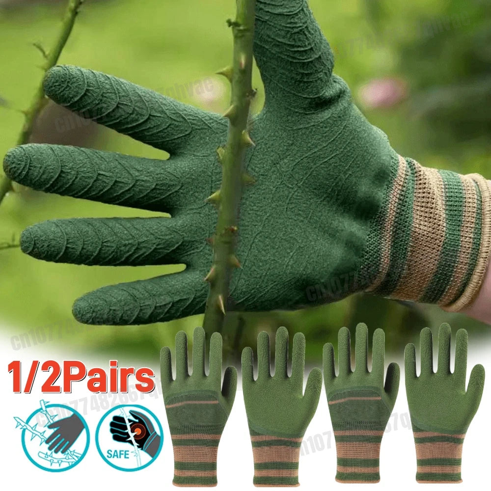 Gants de jardinage pour hommes et femmes | Protection contre les épines pour la taille | Antidérapants et respirants