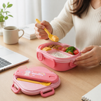 Boîte repas bento fermée au design compact et étanche